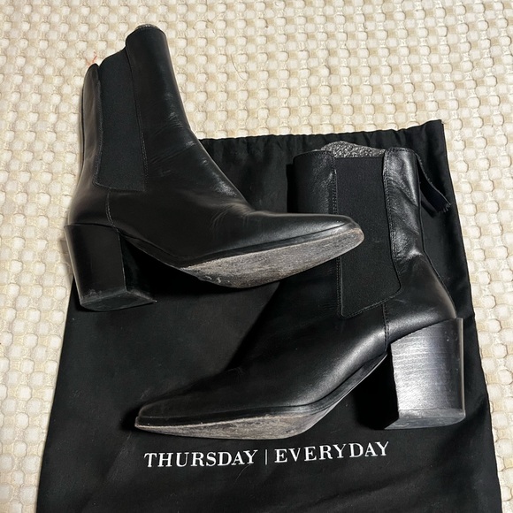 Black Leather Thursday Boots Company Soho - Picture 11 of 15